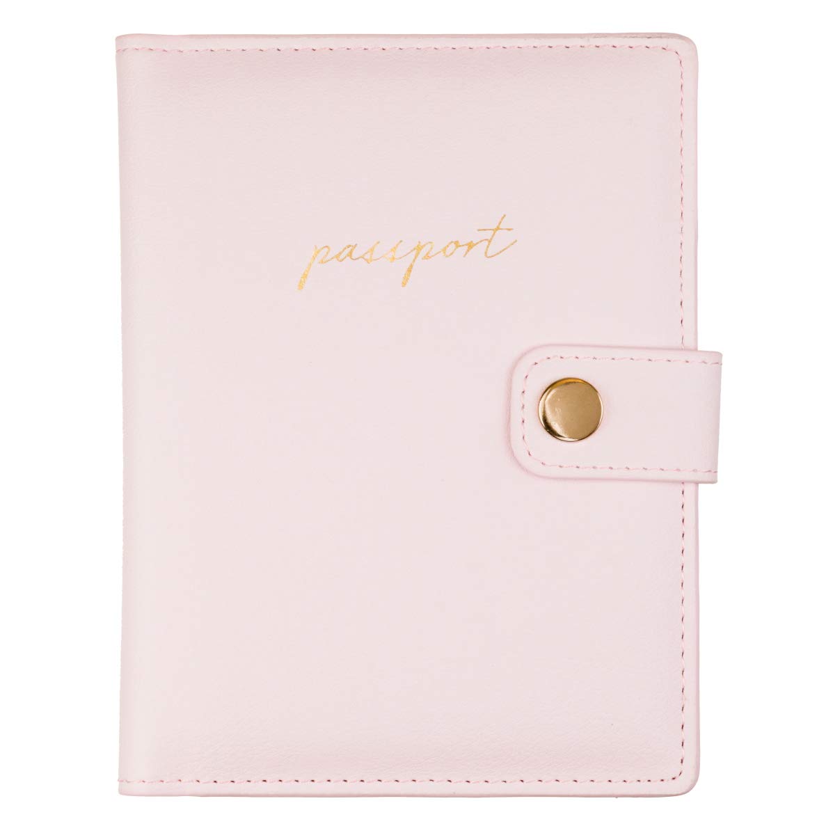 Eccolo Travel Passport Holder Case Pink