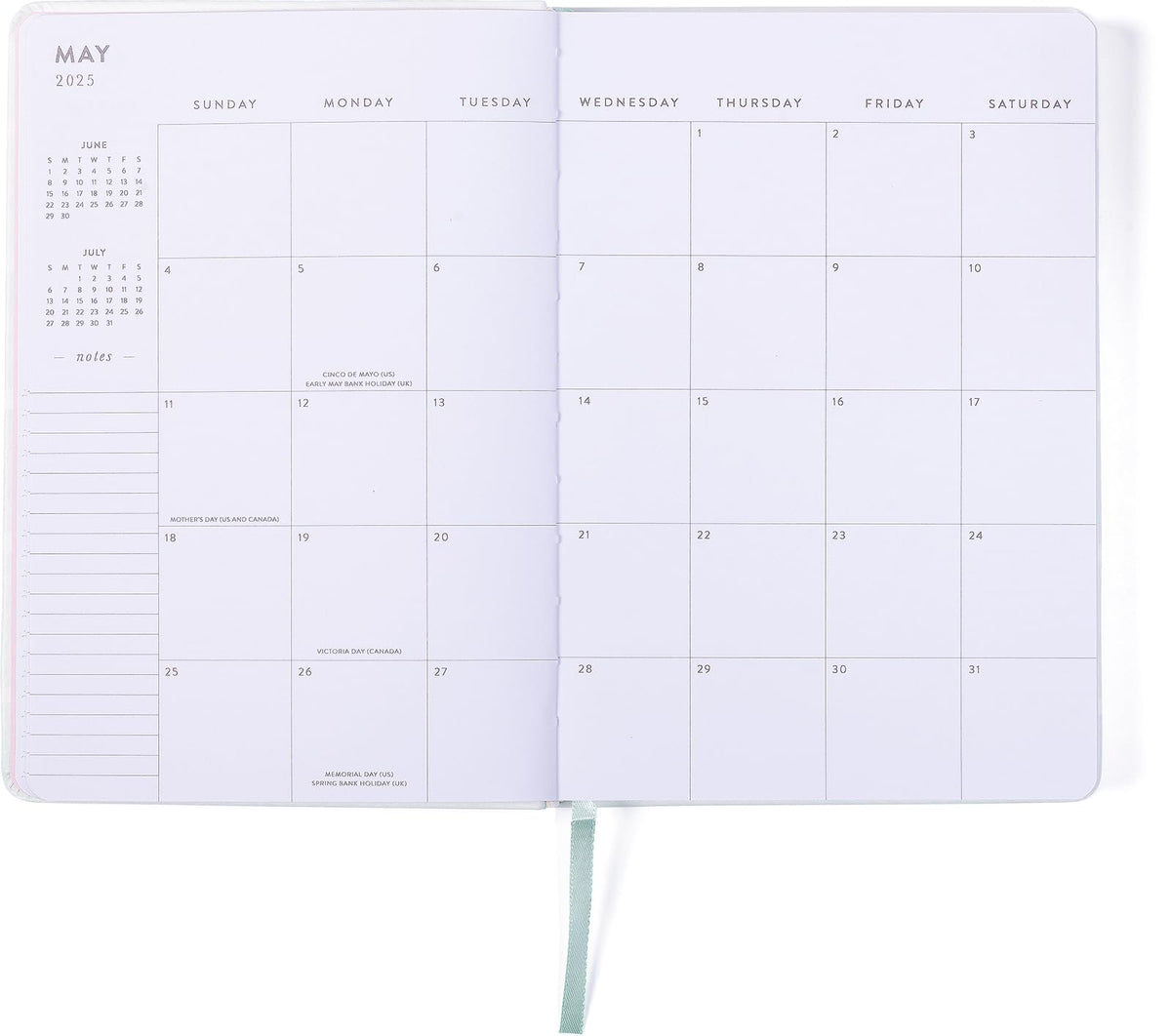 Eccolo 20242025 Medium Bound Academic Planner 6x8" (July 2024June
