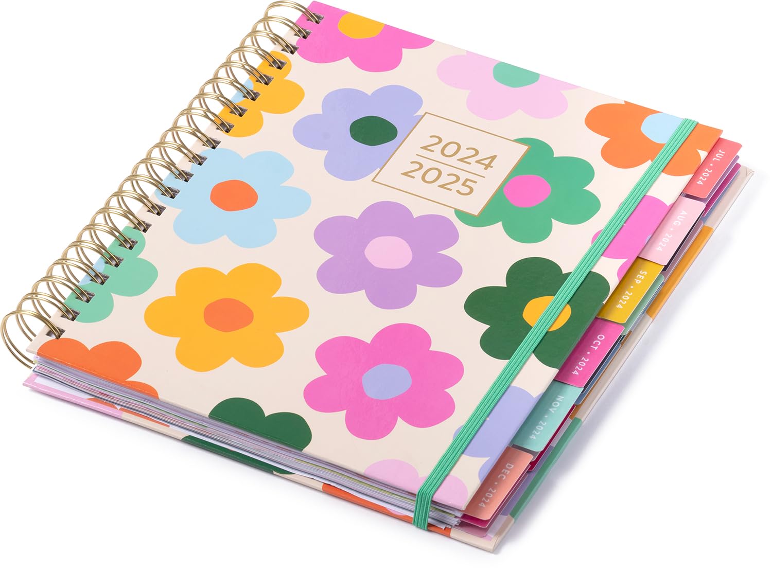 Eccolo 20242025 Plump Flower Large Spiral Planner