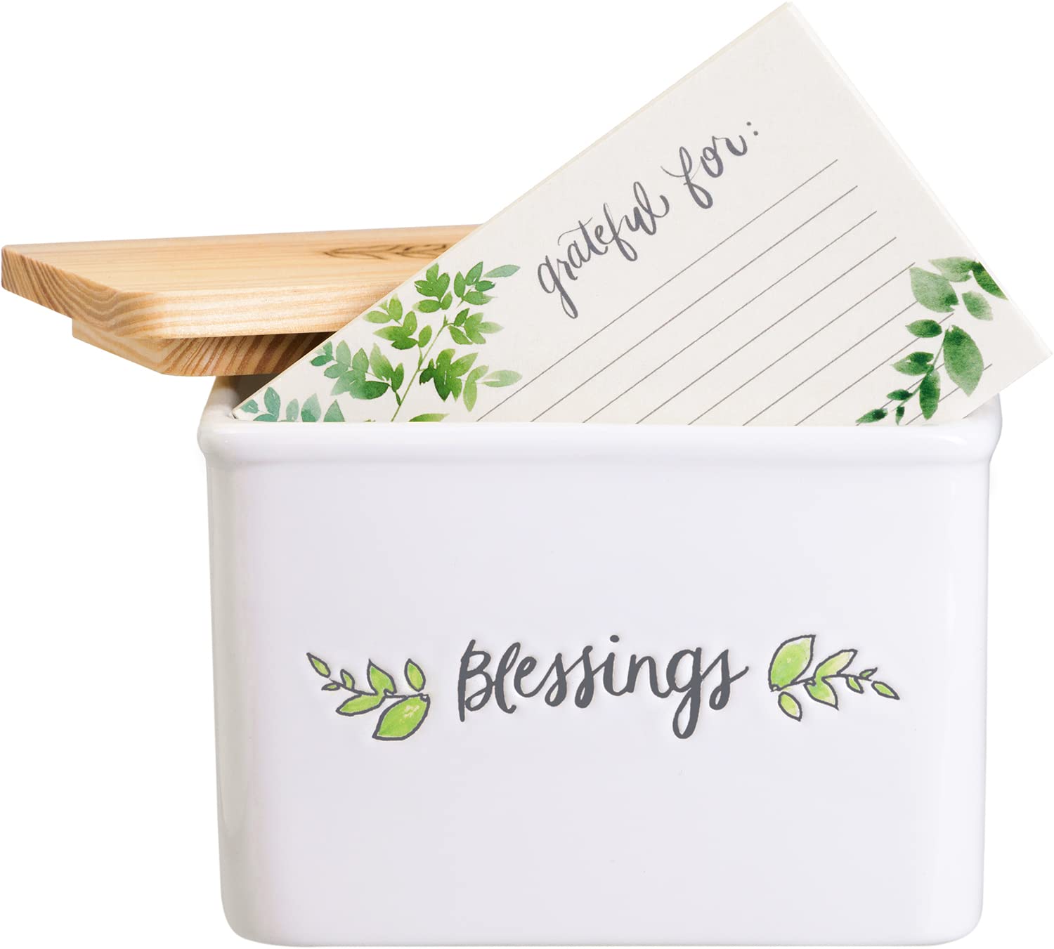 Eccolo Blessings Ceramic Gratitude Box