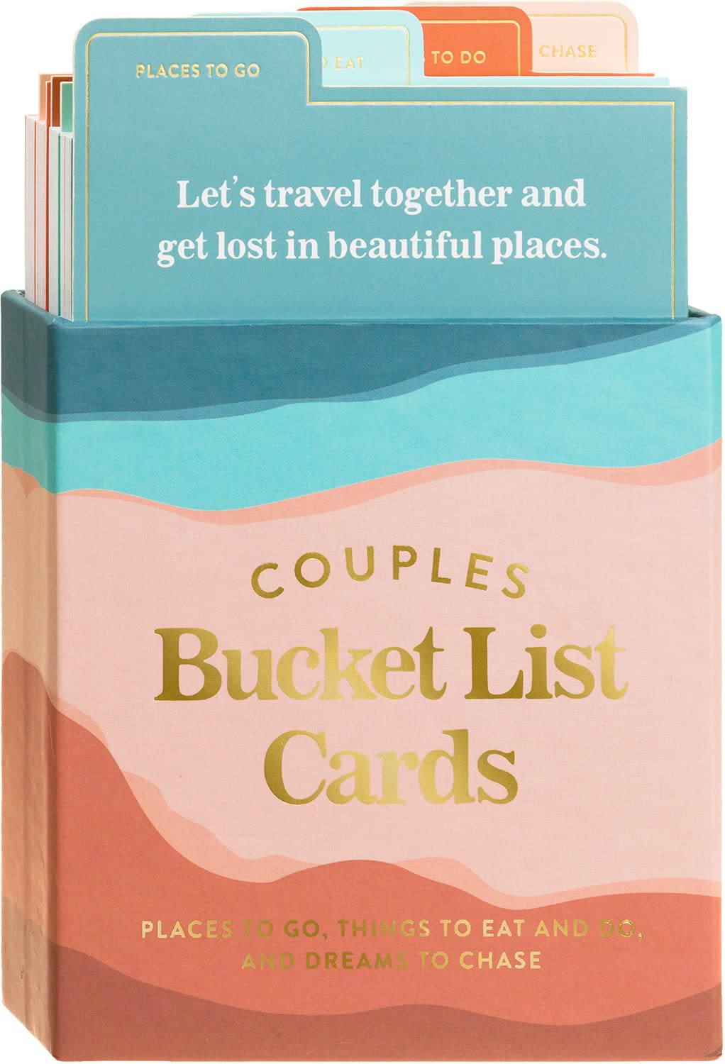 Eccolo Couples Bucket List Cards Box Set - Date Ideas and Adventures for Couples