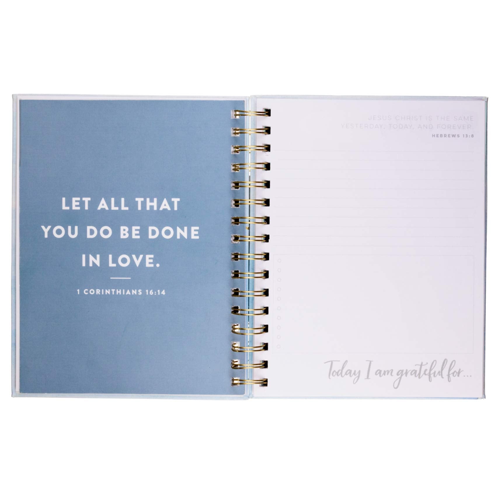 Spiral Bible Notebook with Bible Verses