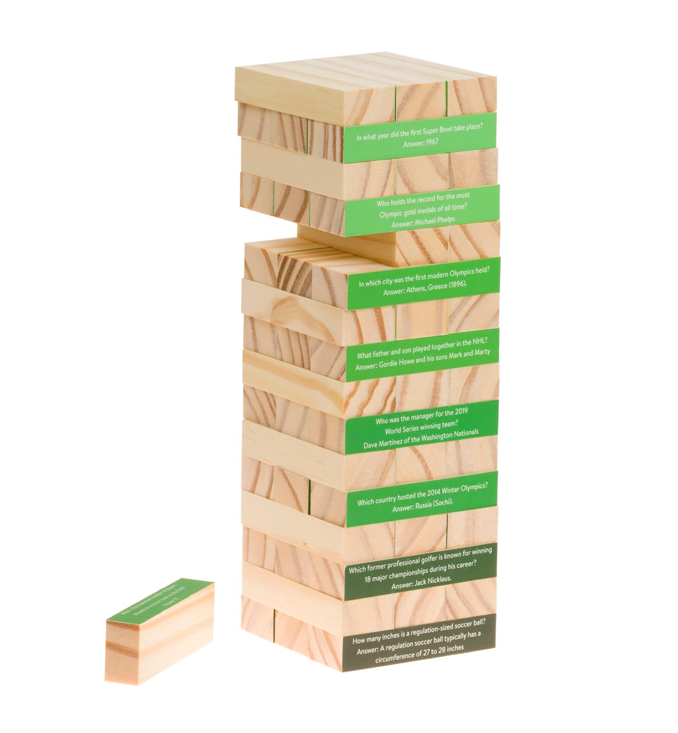 Eccolo Stacking Wood Block Game