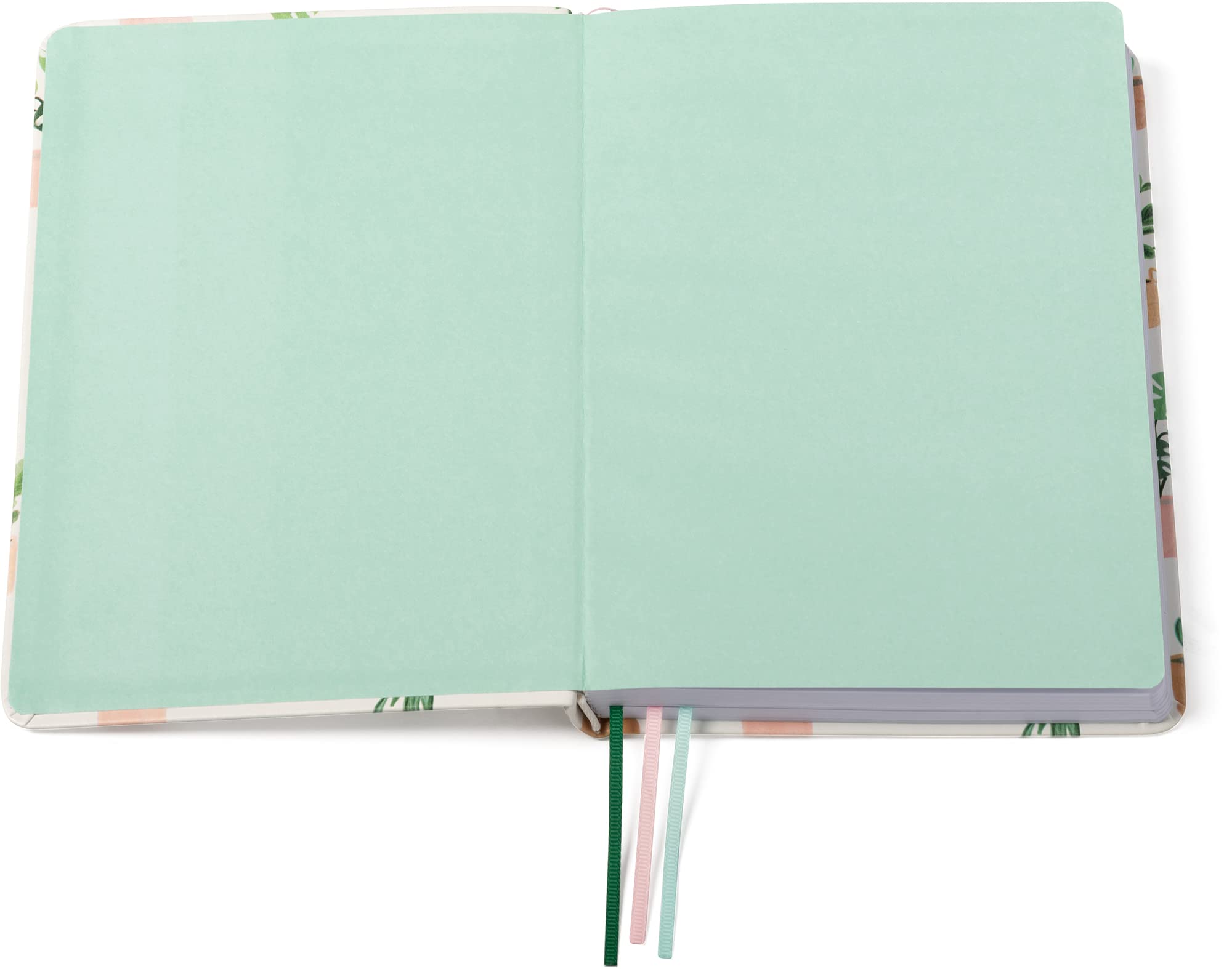 Notebook with 3 Ribbon Bookmarks