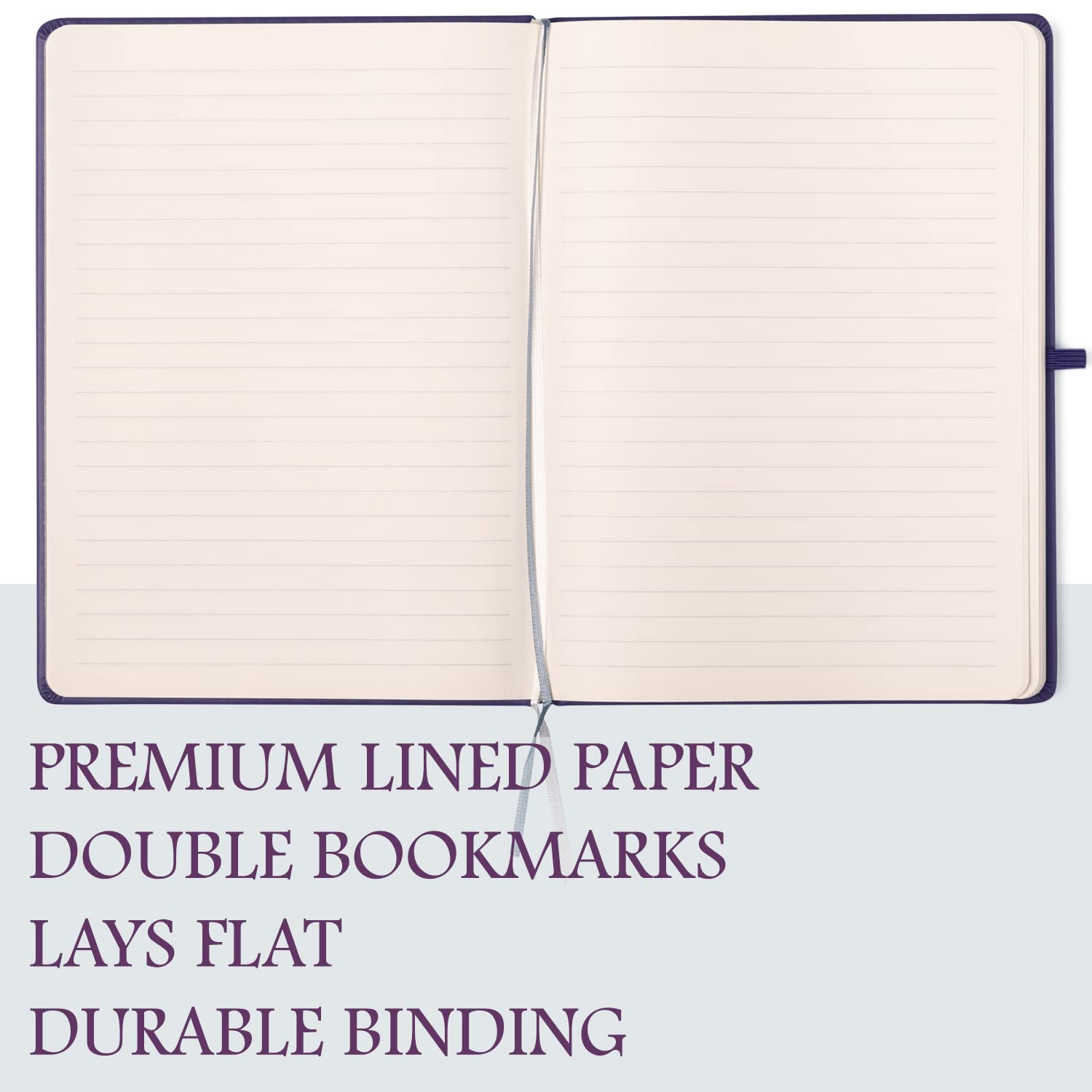 Eccolo Journal with Elastic Band Closure and Lay Flat Design