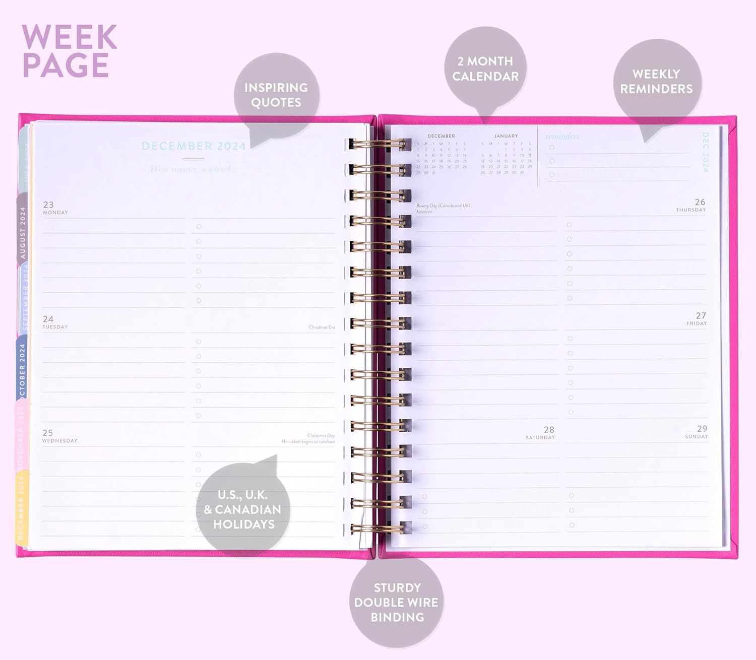 2024 Checking Things Off Spiral Fun Planner
