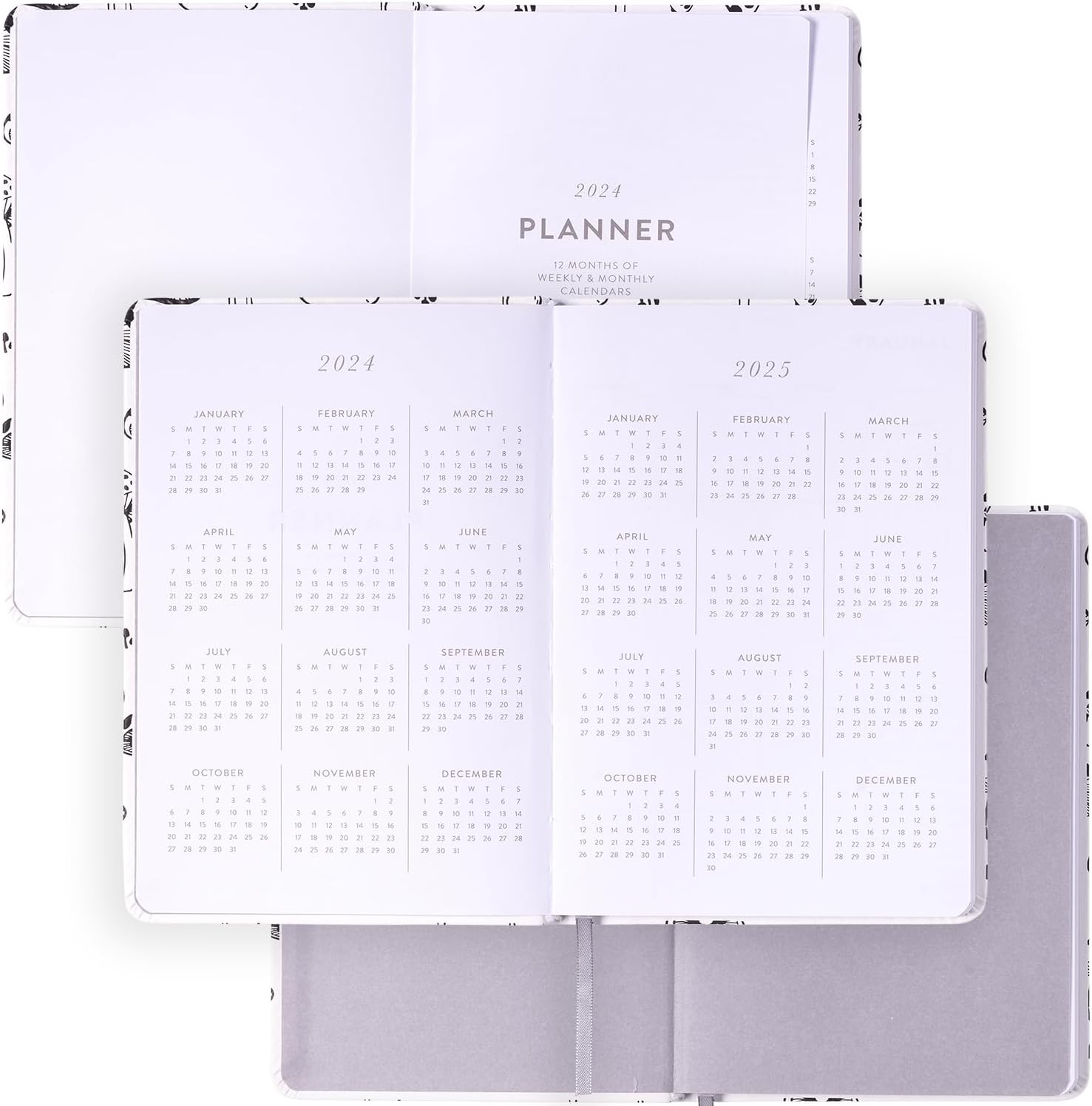 2024 Mushroom Sketch 6x8 Bound Planner