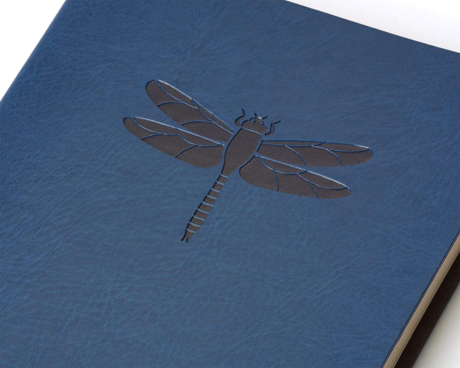 Lined Pages of Blue Dragonfly Journal