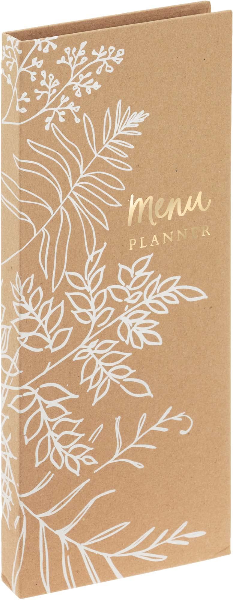 Eccolo Weekly Meal Planner Beige Ferns