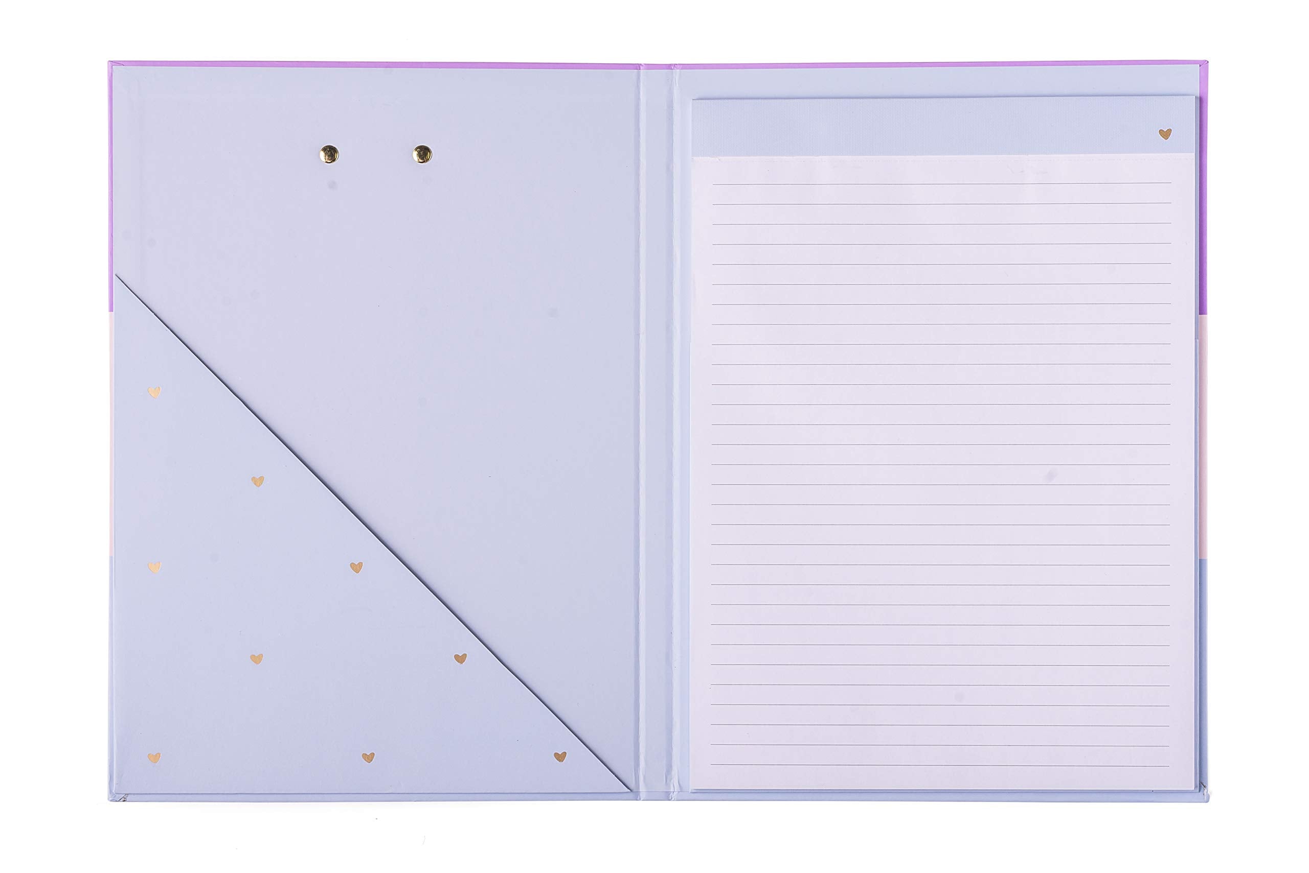 9x12.5 inches Striped Clipboard Folio by Eccolo