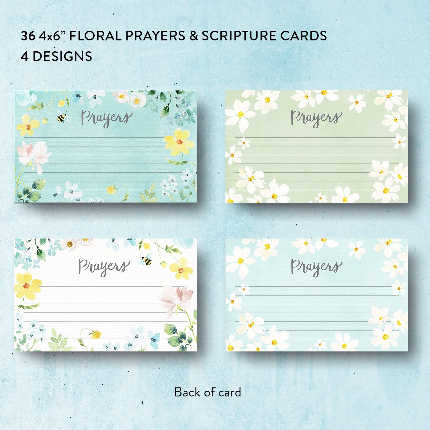 36-pack Eccolo Prayer and Scripture Cards