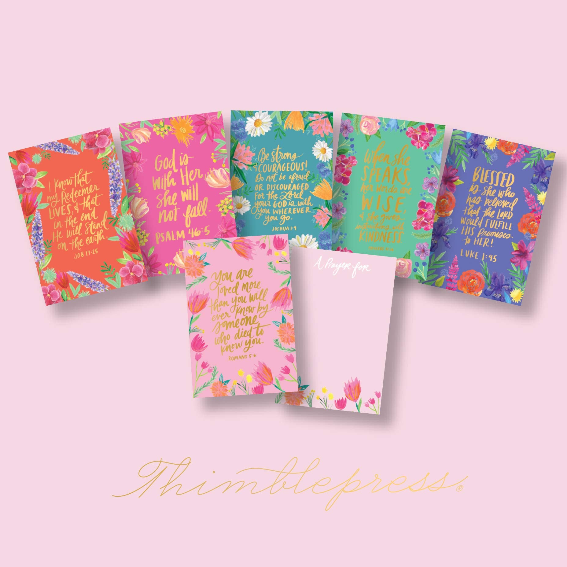 36 Double Sided Prayer Cards by Thimblepress