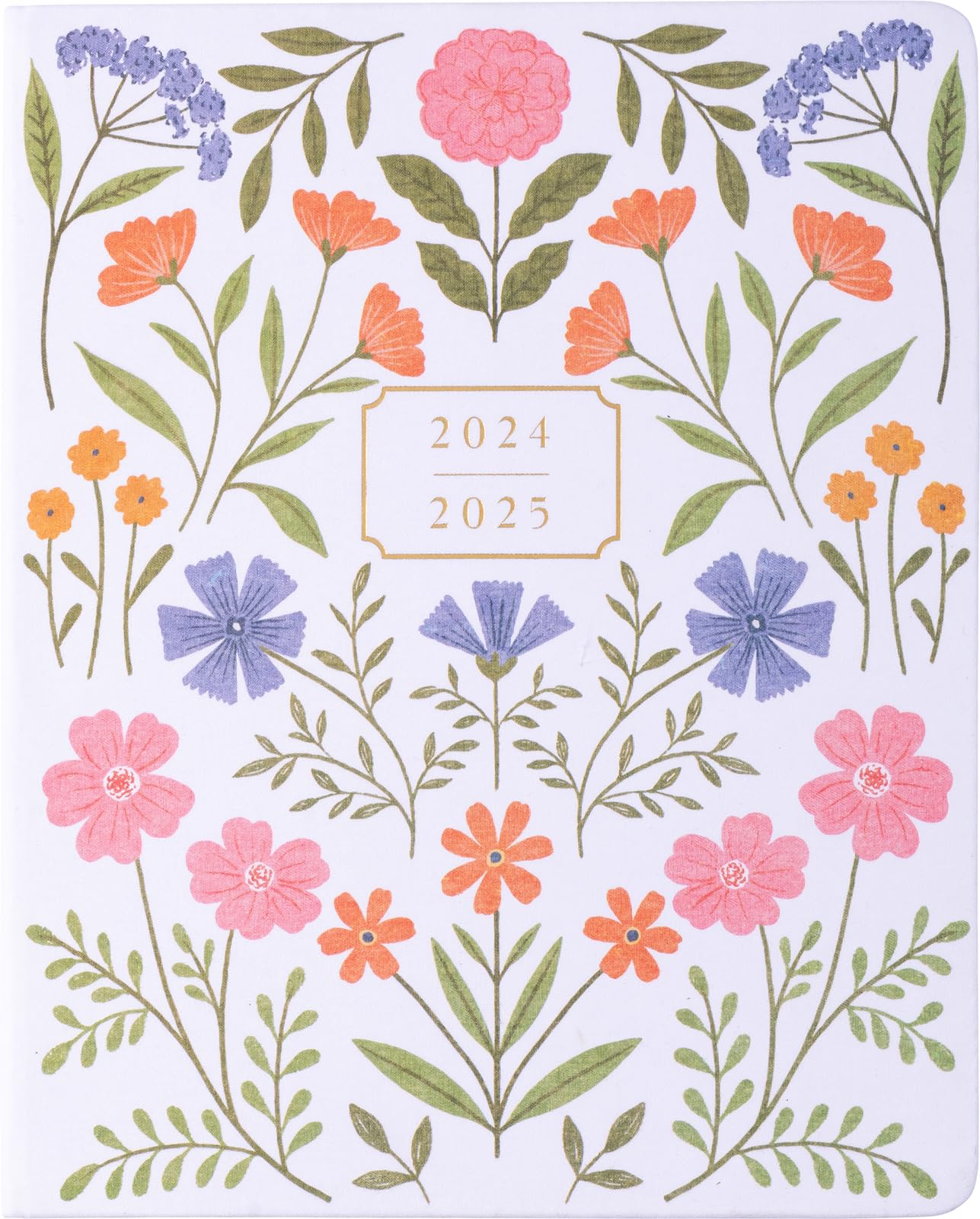 Eccolo 20242025 Large Bound Planner 8x10" Botanical Garden