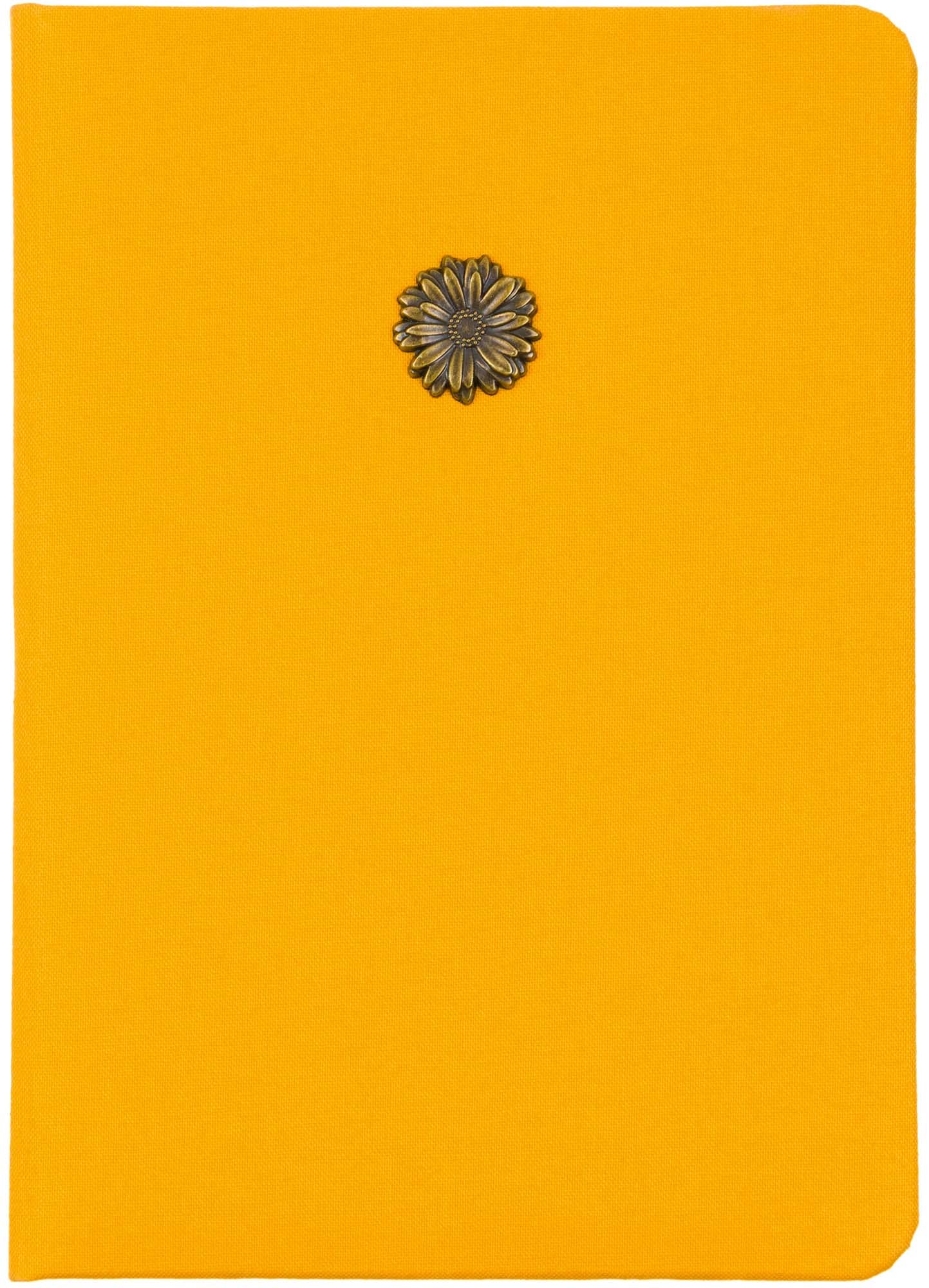 Eccolo Yellow Daisy Emblem Journal