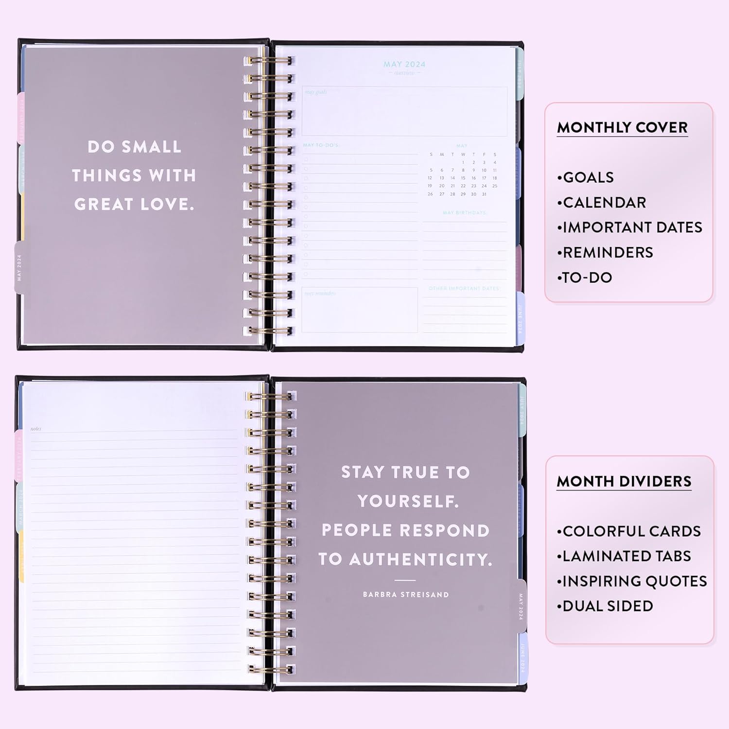 2024 Taking Care Of You Spiral Fun Planner