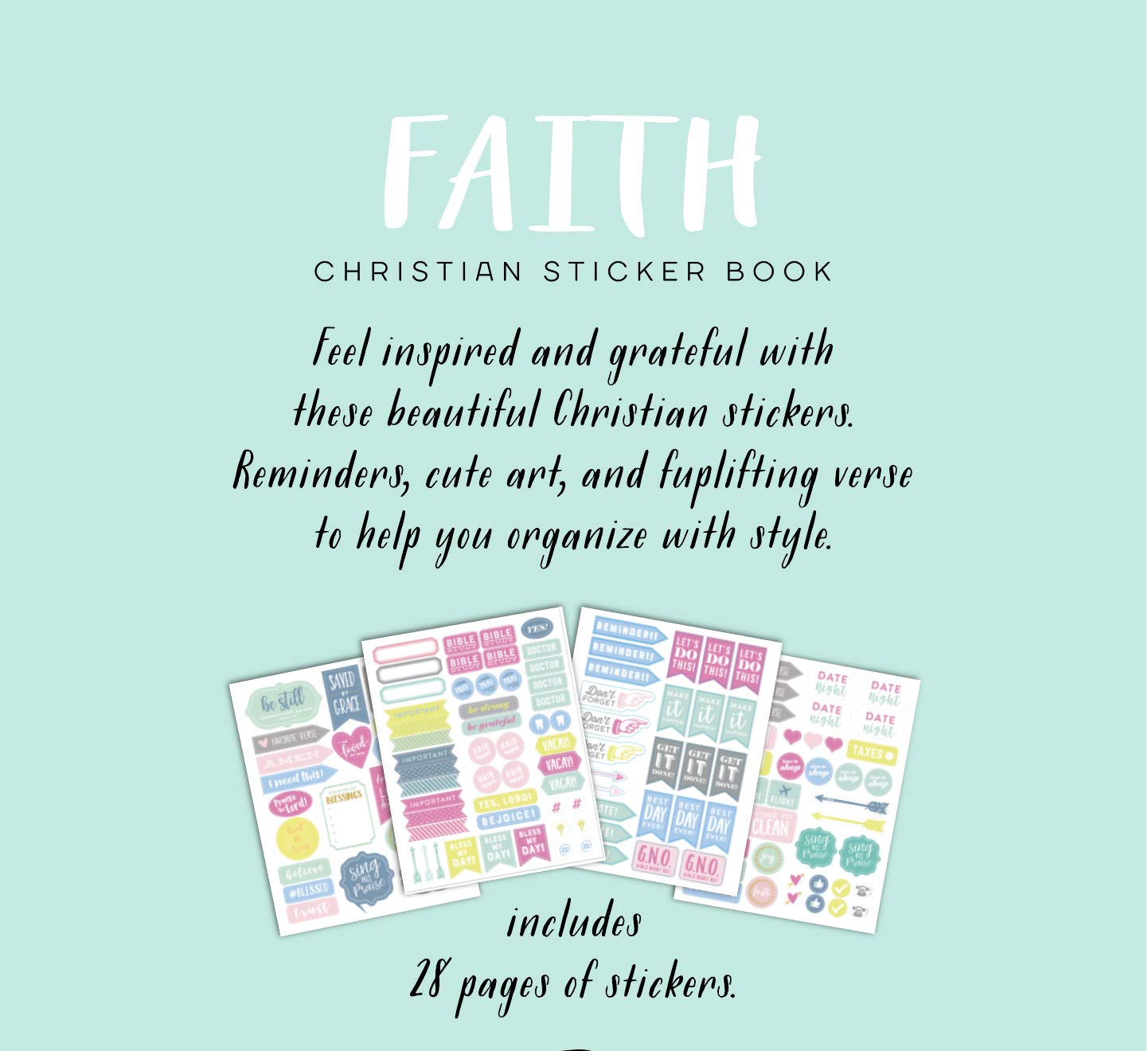 28 Pages of Eccolo Faith Sticker Book