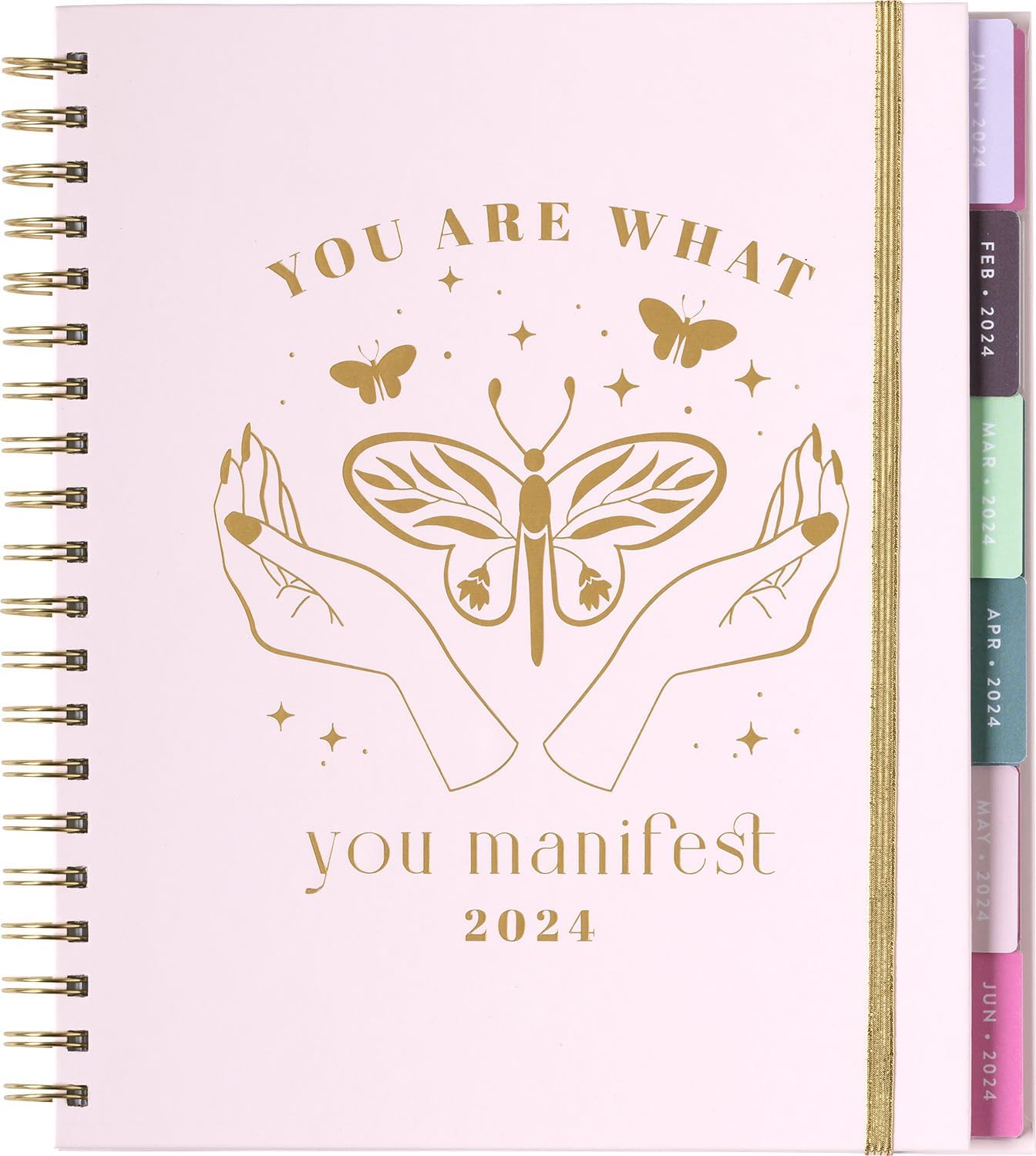 2024 You Are What You Manifest Large Spiral Planner