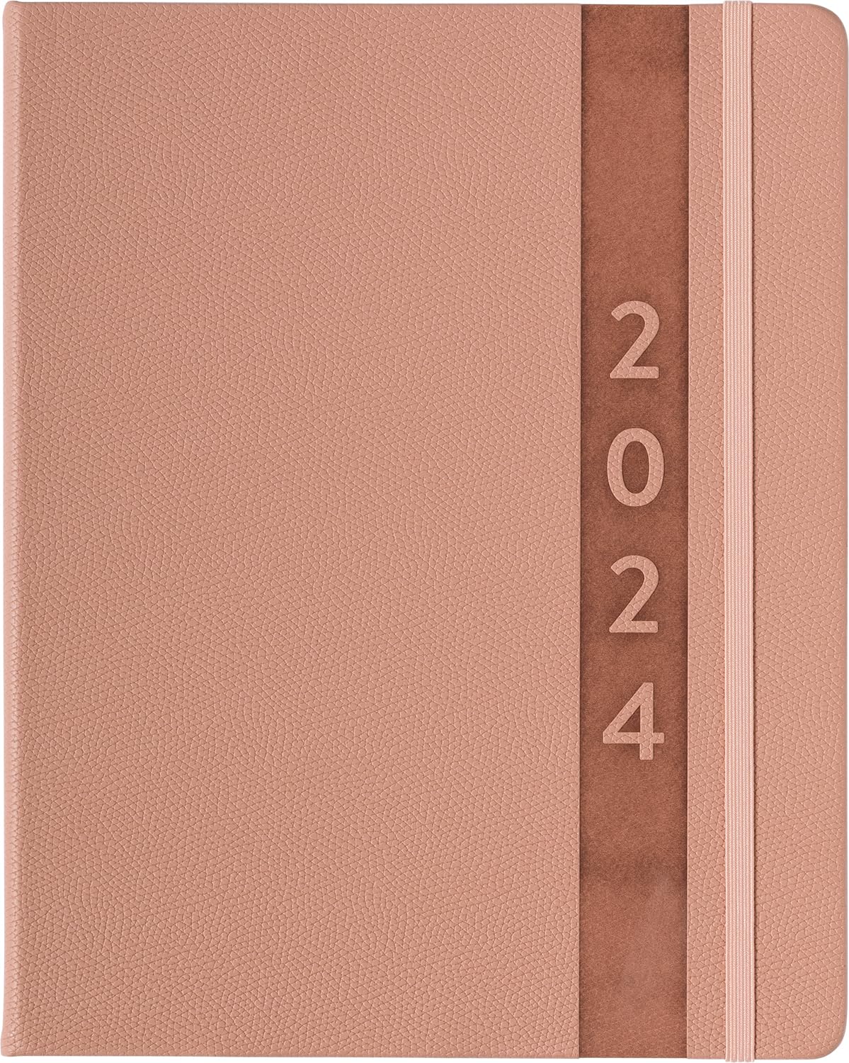 2024 Light Pink Large Bound Planner