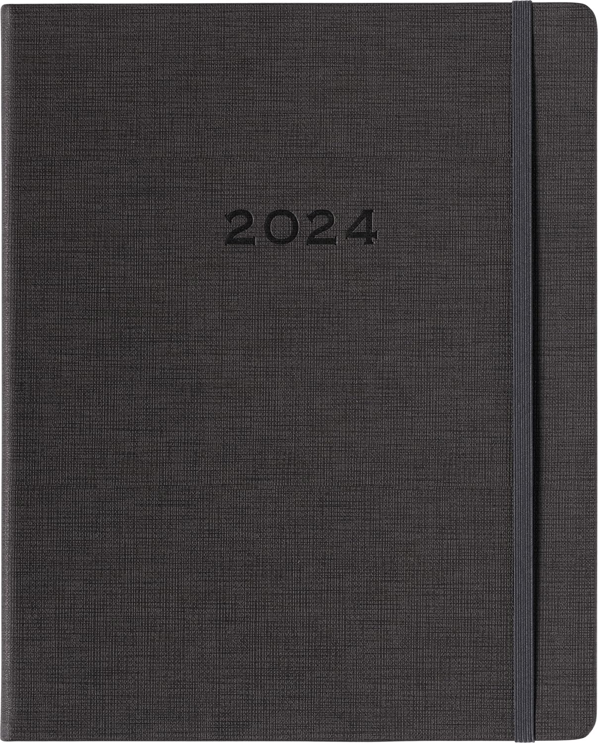2024 Linen Grey Large Bound Planner