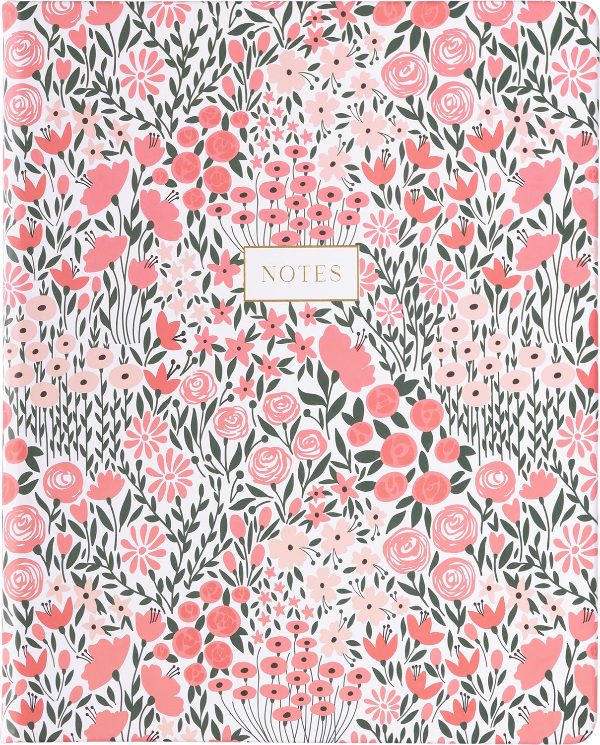 Eccolo Large Lined Journal Notebook Rose Garden Design