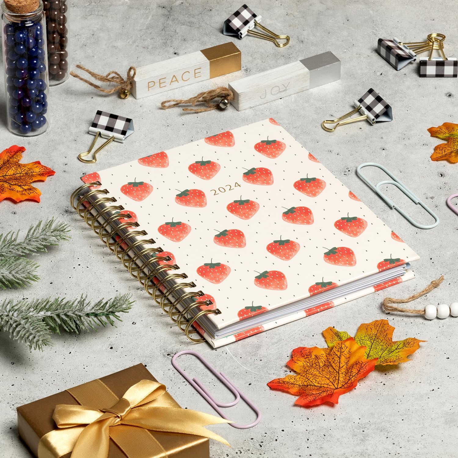 2024 Watercolor Spiral Fun Planner
