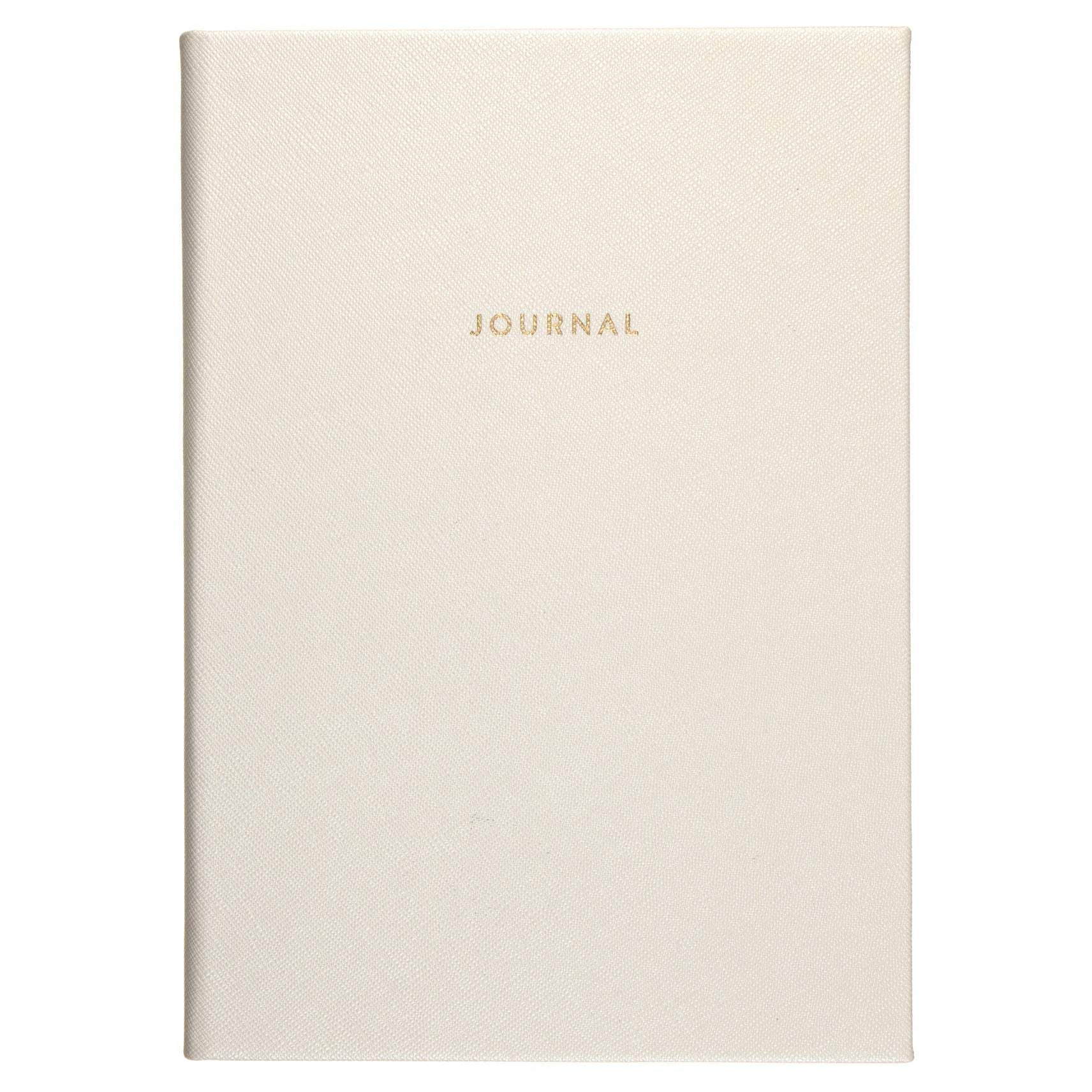 Eccolo Medium Lined Journal Notebook White