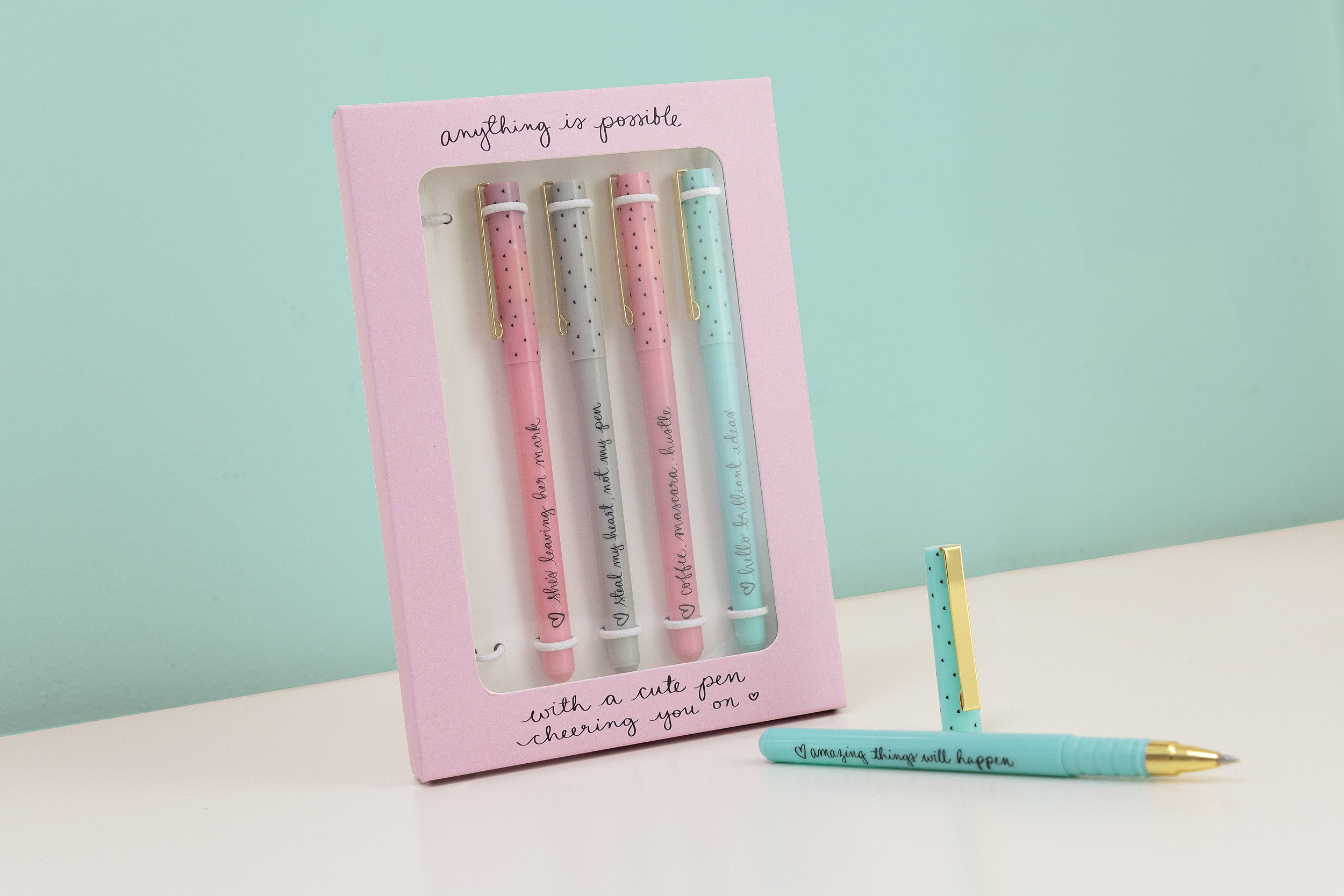 Inspiring Quotes Pen Set