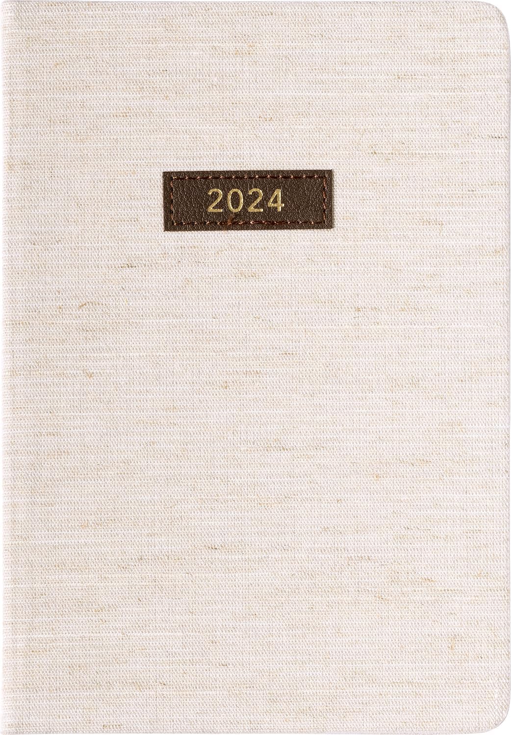 2024 Linen 6x8 Bound Planner