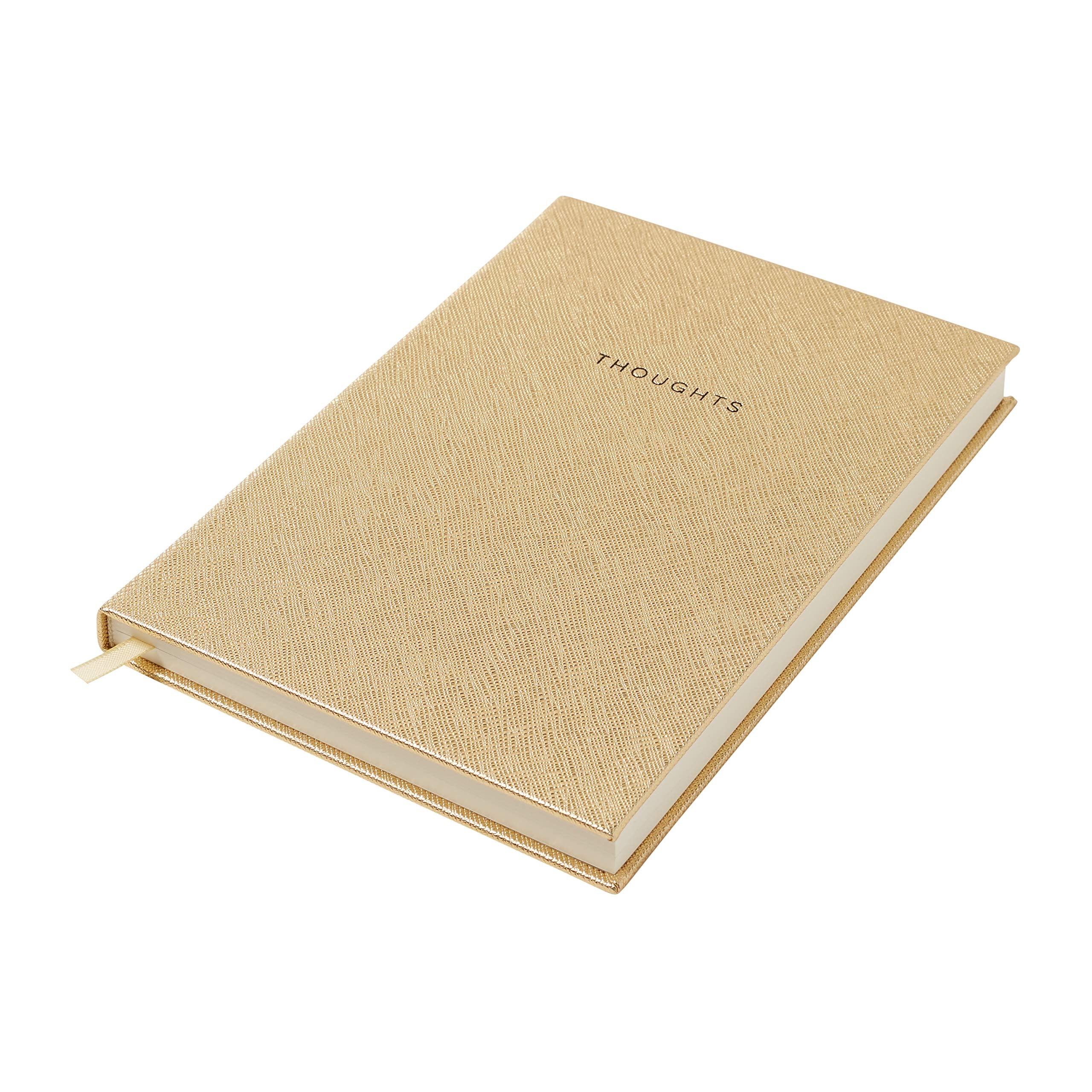 5.75-x-8.25 inches Eccolo Journal Notebook in Gold