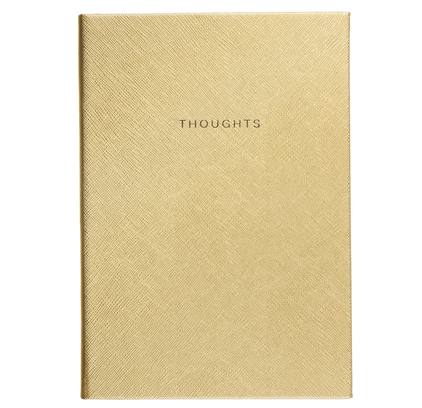 Eccolo Lined Journal Notebook Gold Hard Cover