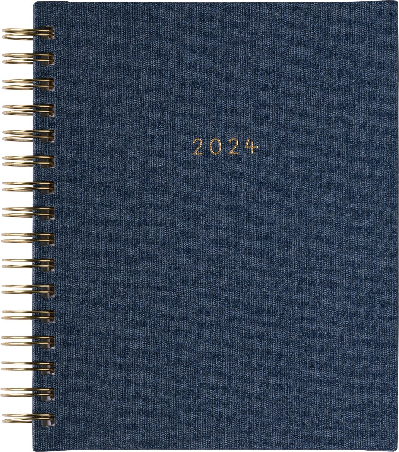 2024 Gray Cambric Spiral Fun Planner